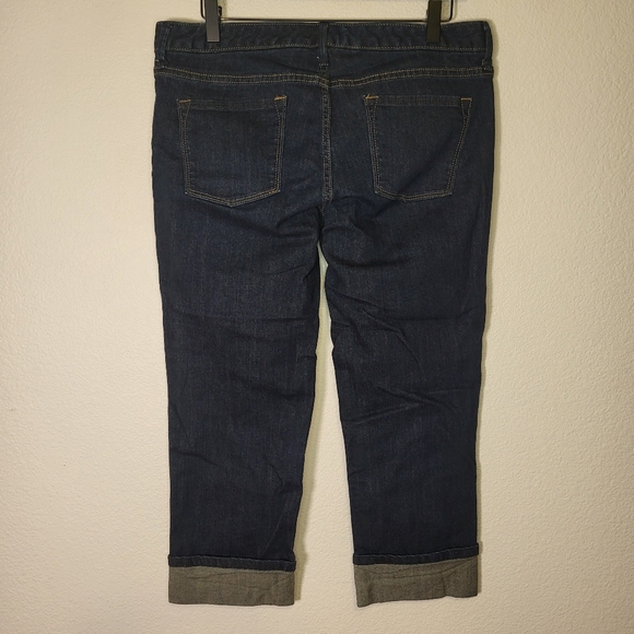 Banana Republic Stretch Extensible Roll Hem High Water/Cropped Jeans size 29/8 - Picture 2 of 7